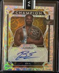Big E [Premium Box Set Prizm] #CS-BGE Wrestling Cards 2022 Panini Prizm WWE Champion Signatures Prices