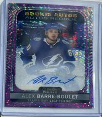 Alex Barre Boulet [Violet Pixels] Hockey Cards 2021 O-Pee-Chee Rookie Autographs Prices