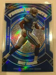 Calvin Johnson [Blue Refractor] #RFM-CJO Football Cards 2007 Topps Finest Moments Prices