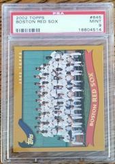 Boston Red Sox #645 Baseball Cards 2002 Topps Prices