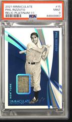 Phil Rizzuto #15 Baseball Cards 2021 Panini Immaculate Collection Prices