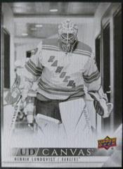 Henrik Lundqvist [Black & White] #C401 Hockey Cards 2022 Upper Deck UD Canvas Prices