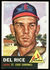 Del Rice Baseball Cards 1953 Topps Prices