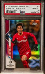 Masaya Okugawa [Red Refractor] #2 Soccer Cards 2019 Topps Chrome UEFA Champions League Prices