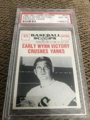 Early Wynn Victory [Crushes Yanks] #471 Baseball Cards 1961 NU Card Scoops Prices