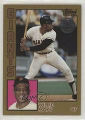 Willie Mays [Gold] Baseball Cards 2019 Topps Update 1984 Baseball Prices
