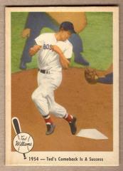 1954 Ted's Comeback [Is A Success] Baseball Cards 1959 Fleer Ted Williams Prices