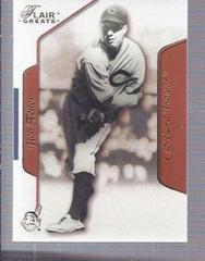 Bob Feller #38 Baseball Cards 2003 Flair Greats Prices