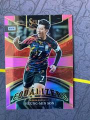 Heung Min Son [Pink] #10 Soccer Cards 2022 Panini Select FIFA Equalizers Prices