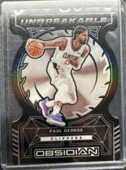 Paul George Basketball Cards 2021 Panini Obsidian Unbreakable Prices