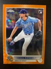 Jackson Kowar [Orange] #105 Baseball Cards 2022 Topps Chrome Logofractor Prices