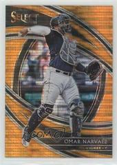 Omar Narvaez [Orange Pulsar] #105 Baseball Cards 2020 Panini Select Prices