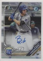 Brewer Hicklen [Refractor] #PA-BH Baseball Cards 2019 Bowman Prospect Autographs Prices