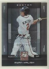 Ryan Kalish [Autograph] #158 Baseball Cards 2008 Donruss Elite Extra Edition Prices
