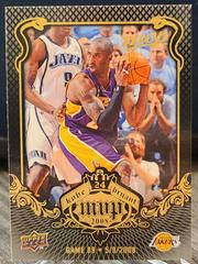 Bryant #KB-86 Basketball Cards 2008 Upper Deck MVP Kobe Prices