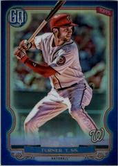 Trea Turner [Blue Refractor] #55 Baseball Cards 2020 Topps Gypsy Queen Chrome Box Toppers Prices