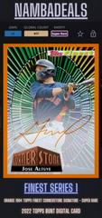 Jose Altuve [Orange] Baseball Cards 2022 Topps Finest 1994 Cornerstones Autographs Prices