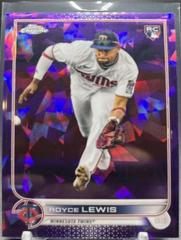 Royce Lewis [Purple] Baseball Cards 2022 Topps Chrome Update Sapphire Prices