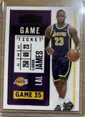 LeBron James [Purple Ticket] Basketball Cards 2020 Panini Contenders Prices