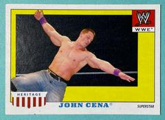 John Cena Wrestling Cards 2008 Topps Heritage IV WWE Prices