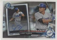 Corey Seager Baseball Cards 2017 Topps Chrome Bowman Then & Now Prices