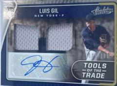 Luis Gil #TT2S-LG Baseball Cards 2022 Panini Absolute Tools of the Trade 2 Swatch Signatures Prices