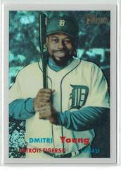 Dmitri Young [Chrome Black Refractor] #43 Baseball Cards 2006 Topps Heritage Chrome Prices