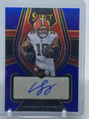 Anthony Schwartz [Blue] #RS-ASC Football Cards 2021 Panini Select Rookie Signatures Prices
