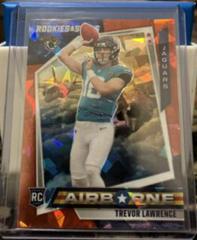 Trevor Lawrence [Red Ice] #AB16 Football Cards 2021 Panini Rookies and Stars Airborne Prices