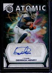 Derrick Henry [Cobalt] #AA-DH Football Cards 2022 Panini Elements Atomic Autographs Prices