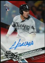 Yoan Moncada [Red Refractor] #RA-YM Baseball Cards 2017 Topps Chrome Rookie Autographs Prices