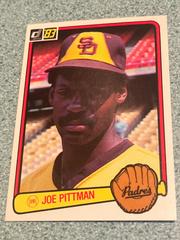 Joe Pittman [Photo J.Eichelberger] Baseball Cards 1983 Donruss Prices