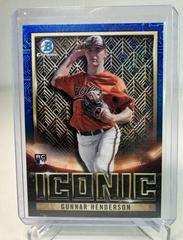 Gunnar Henderson [Atomic] Baseball Cards 2023 Bowman Chrome Iconic Prices