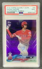 Shohei Ohtani [Autograph Purple] #SO Baseball Cards 2018 Topps Clearly Authentic Prices
