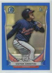Victor Caratini [Blue Refractor] Baseball Cards 2014 Bowman Chrome Prospects Prices