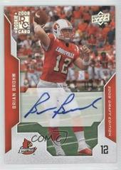 Brian Brohm Football Cards 2008 Upper Deck Draft Edition Prices