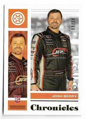 Josh Berry [Gold] #13 Racing Cards 2021 Panini Chronicles NASCAR Prices