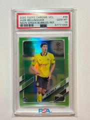 Jude Bellingham [Neon Green Bubbles] #68 Soccer Cards 2020 Topps Chrome UEFA Champions League Prices