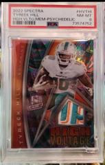 Tyreek Hill [Psychedelic] #HV-THI Football Cards 2022 Panini Spectra High Voltage Prices