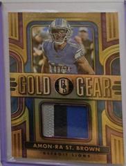 Amon Ra St. Brown [Rose Gold] #GG-ASB Football Cards 2023 Panini Gold Standard Gear Prices