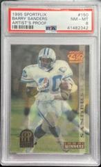 Barry Sanders [Artist's Proof] #150 Football Cards 1995 Sportflix Prices
