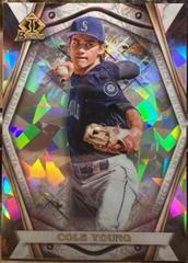 Cole Young [Atomic Refractor] #BI-14 Baseball Cards 2022 Bowman Draft Invicta Prices