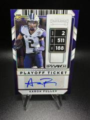 Aaron Fuller [Autograph Playoff] #323 Football Cards 2020 Panini Contenders Draft Picks Prices