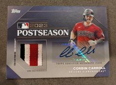 Corbin Carroll [Platinum] #PPA-CC Baseball Cards 2024 Topps Postseason Performance Autograph Prices