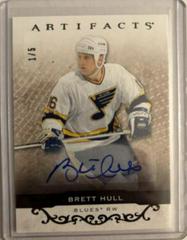 Brett Hull [Black Autograph] Hockey Cards 2021 Upper Deck Artifacts Prices