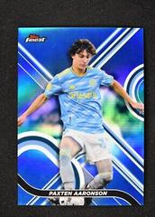 Paxten Aaronson [Blue] Soccer Cards 2022 Finest MLS Prices