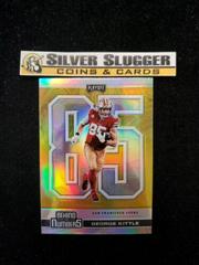 George Kittle [Gold] #BTN-22 Football Cards 2020 Panini Playoff Behind the Numbers Prices