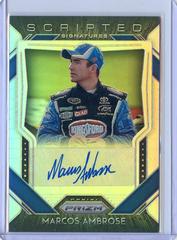 Marcos Ambrose #SS-MA Racing Cards 2020 Panini Prizm Nascar Scripted Signatures Prices