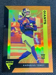 Kadarius Toney [Orange] #FX-14 Football Cards 2021 Panini Chronicles Flux Rookies Prices