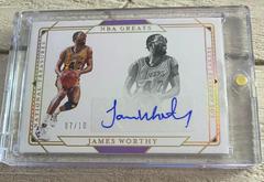 James Worthy Basketball Cards 2020 Panini National Treasures NBA Greats Signatures Prices